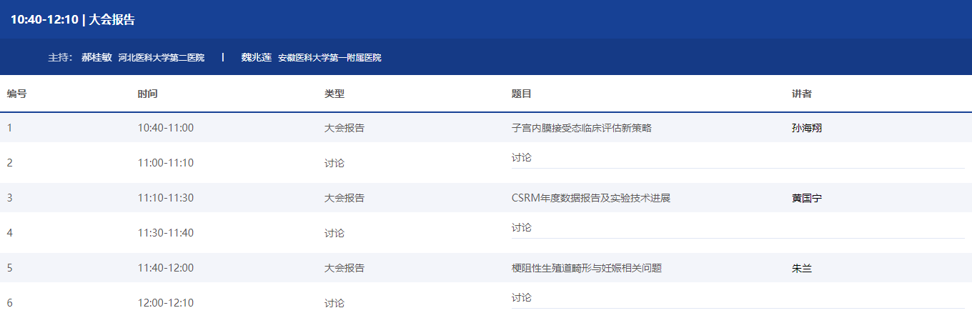 【贝贝壳】中华医学会第十六次全国生殖医学学术会议