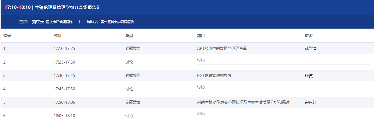 【贝贝壳】中华医学会第十六次全国生殖医学学术会议