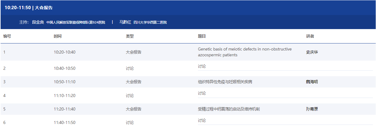 【贝贝壳】中华医学会第十六次全国生殖医学学术会议